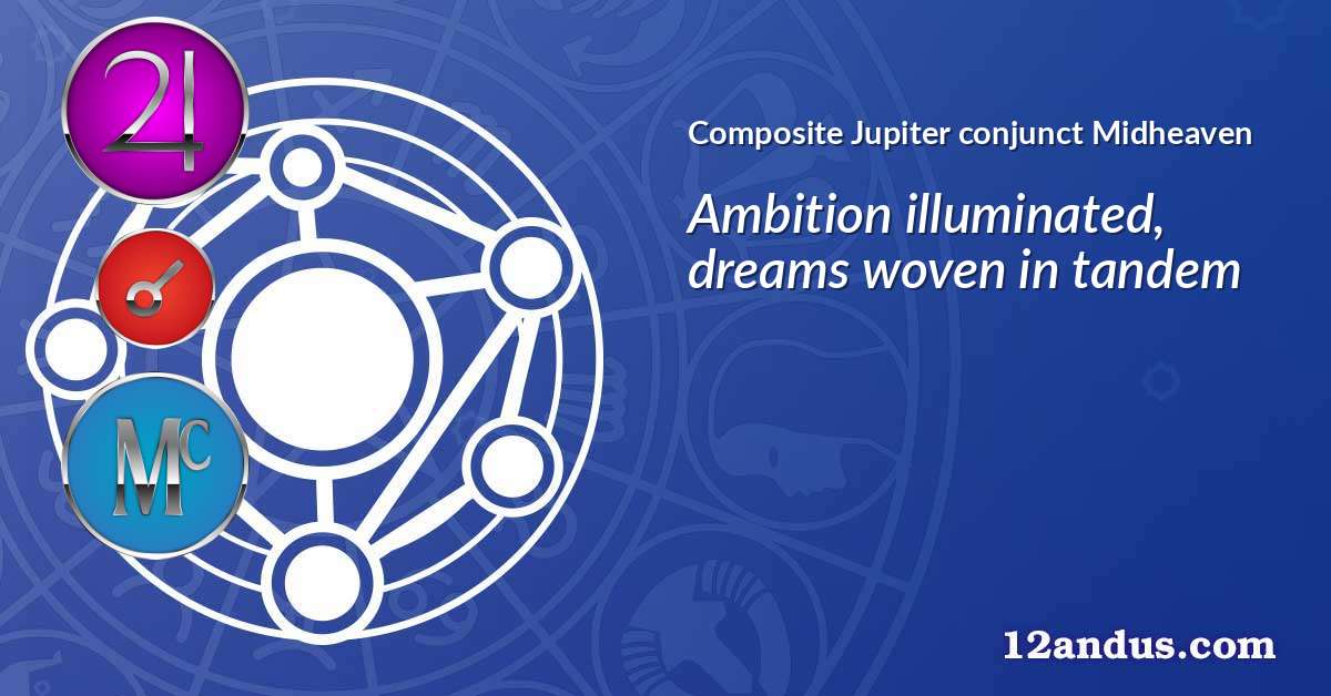 Jupiter conjunct Midheaven in the composite chart