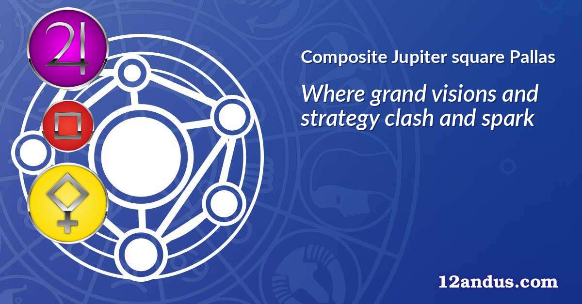 Jupiter square Pallas in the composite chart