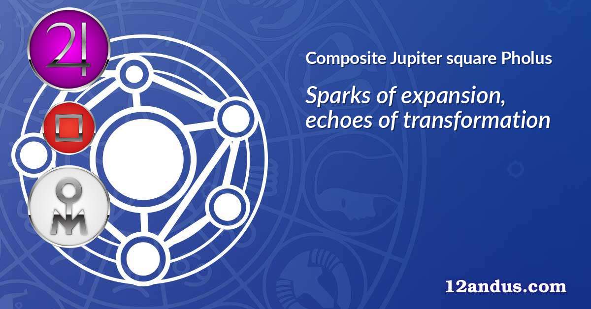 Jupiter square Pholus in the composite chart