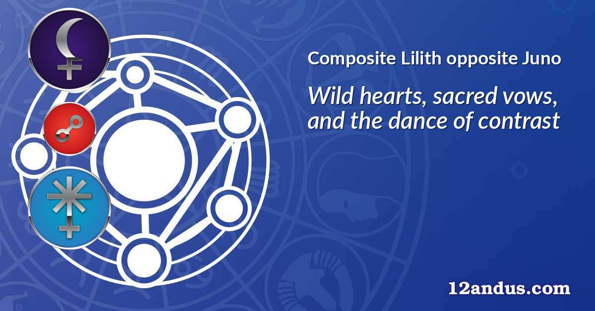 Lilith opposite Juno in the composite chart