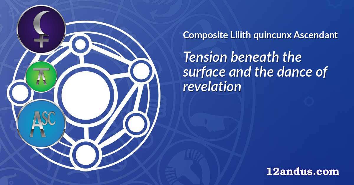 Lilith quincunx Ascendant in the composite chart