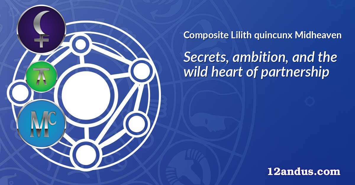 Lilith quincunx Midheaven in the composite chart