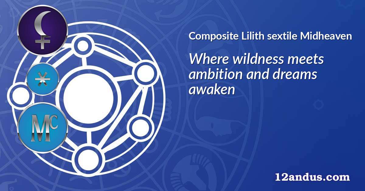 Lilith sextile Midheaven in the composite chart