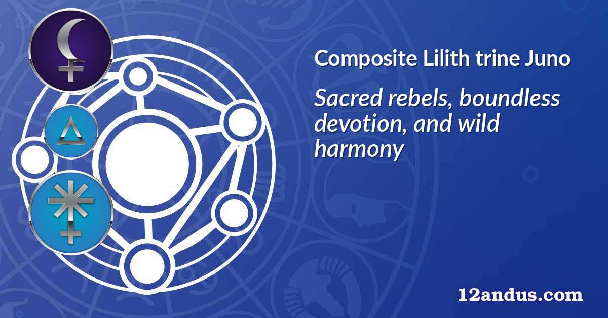 Lilith trine Juno in the composite chart