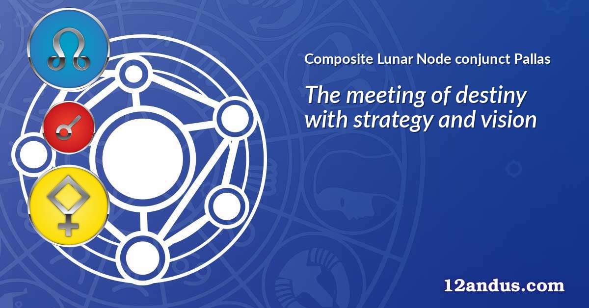 Lunar Node conjunct Pallas in the composite chart
