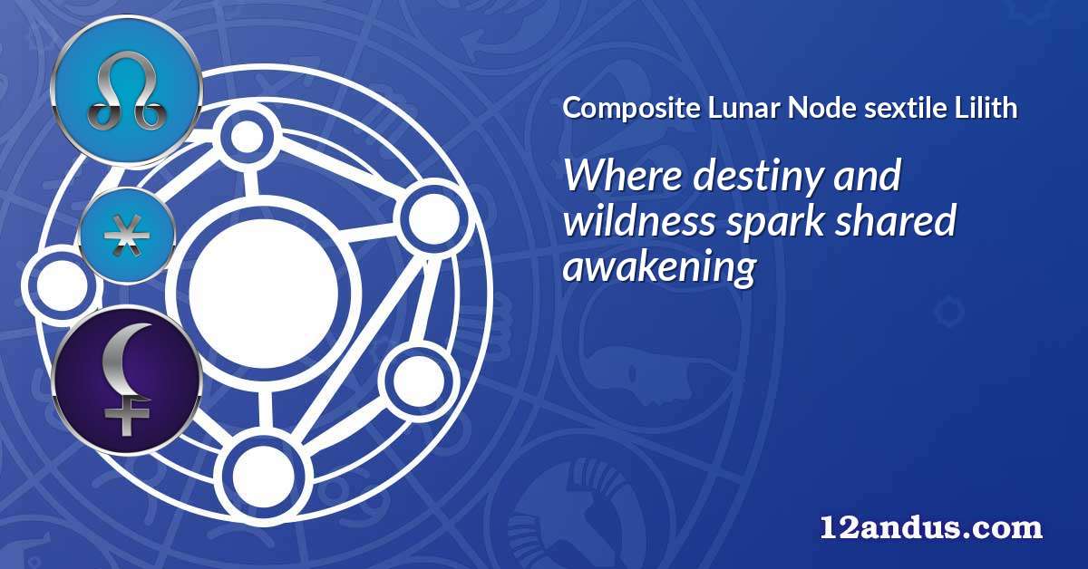 Lunar Node sextile Lilith in the composite chart