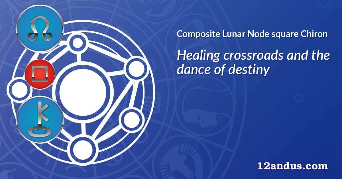 Lunar Node square Chiron in the composite chart