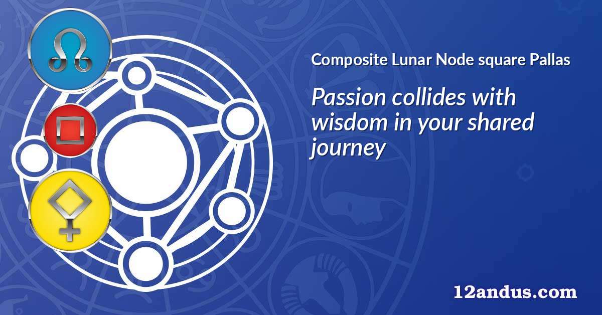 Lunar Node square Pallas in the composite chart