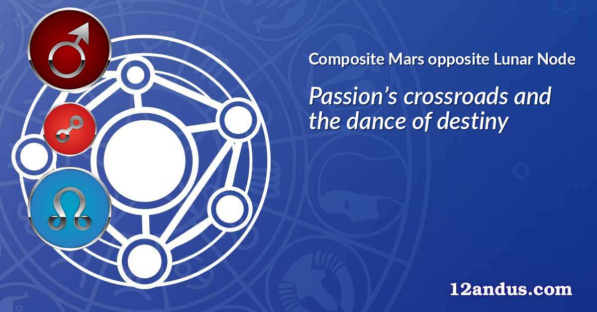 Mars opposite Lunar Node in the composite chart