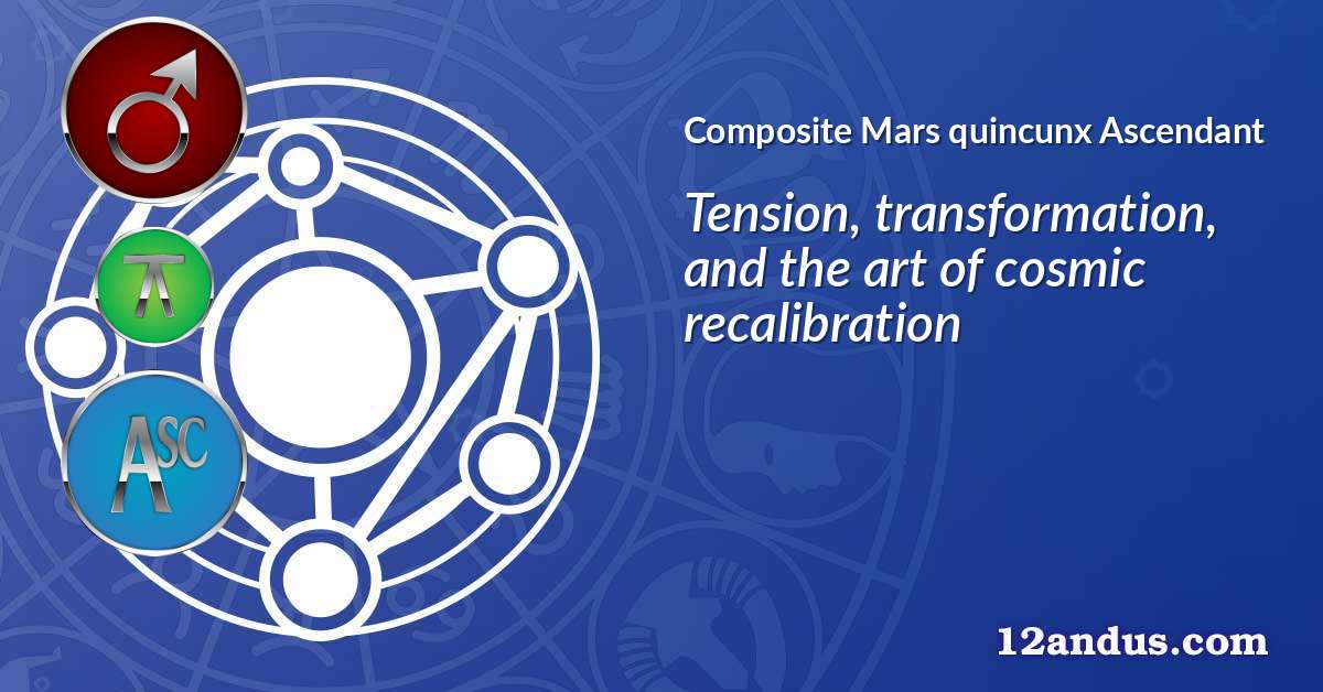 Mars quincunx Ascendant in the composite chart