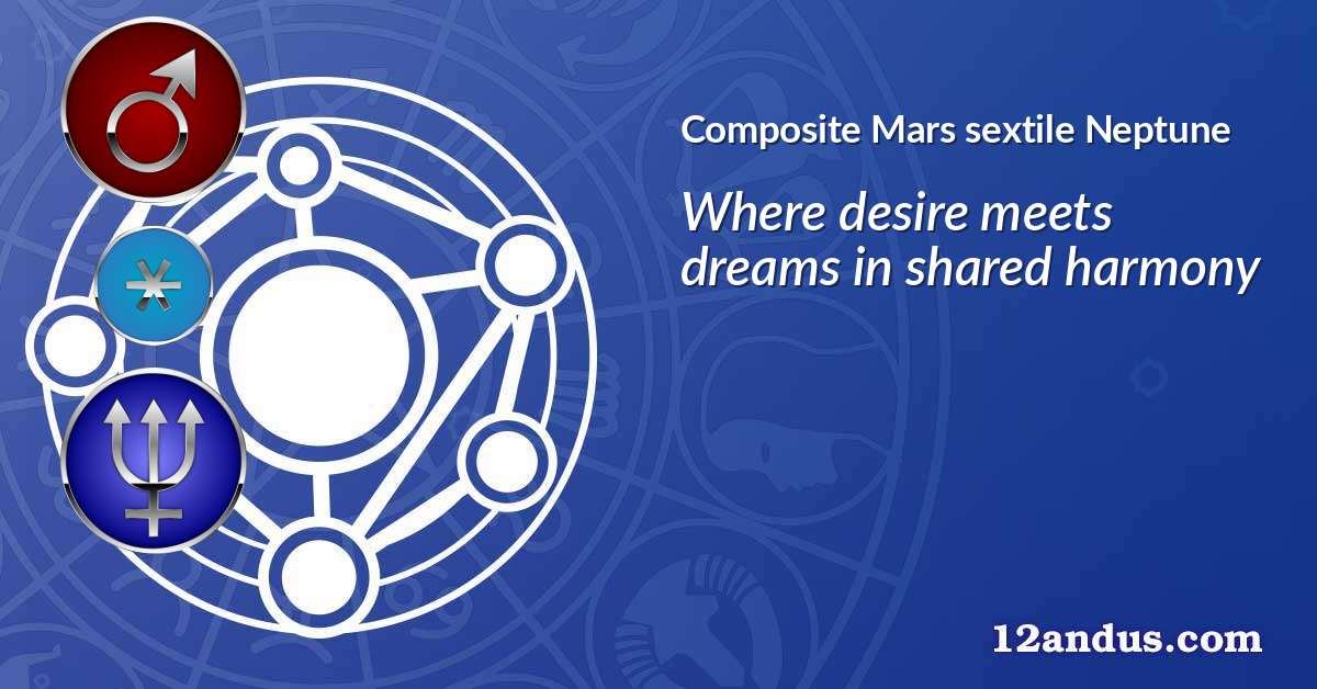 Mars sextile Neptune in the composite chart