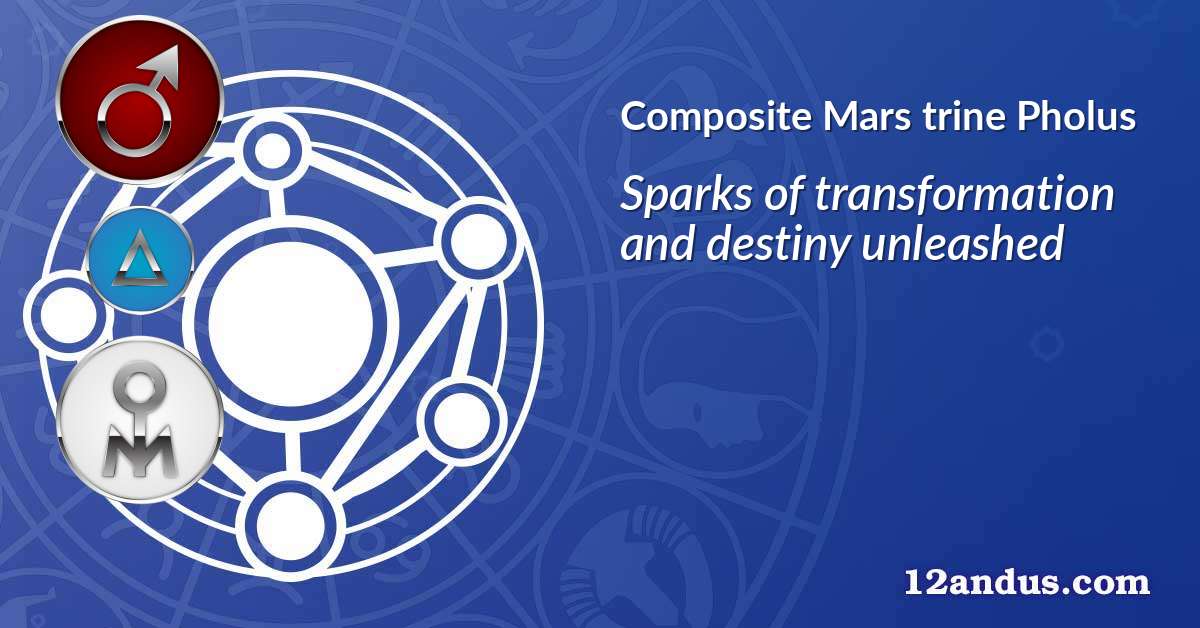 Mars trine Pholus in the composite chart