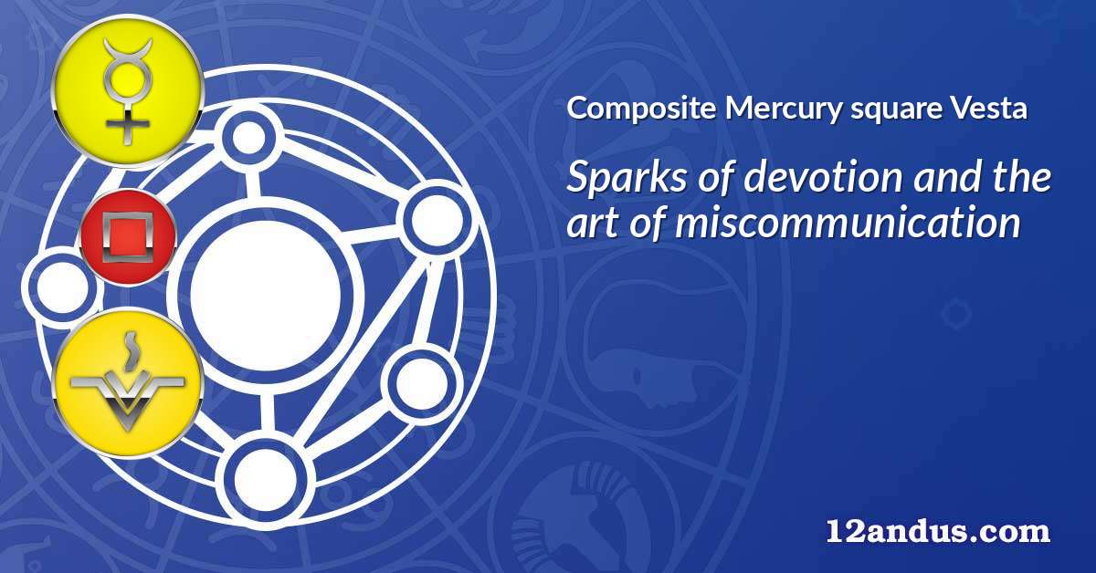 Mercury square Vesta in the composite chart