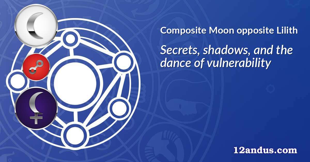Moon opposite Lilith in the composite chart