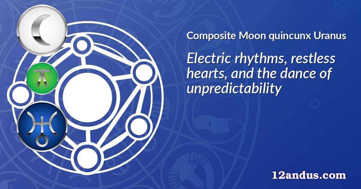 Moon quincunx Uranus in the composite chart