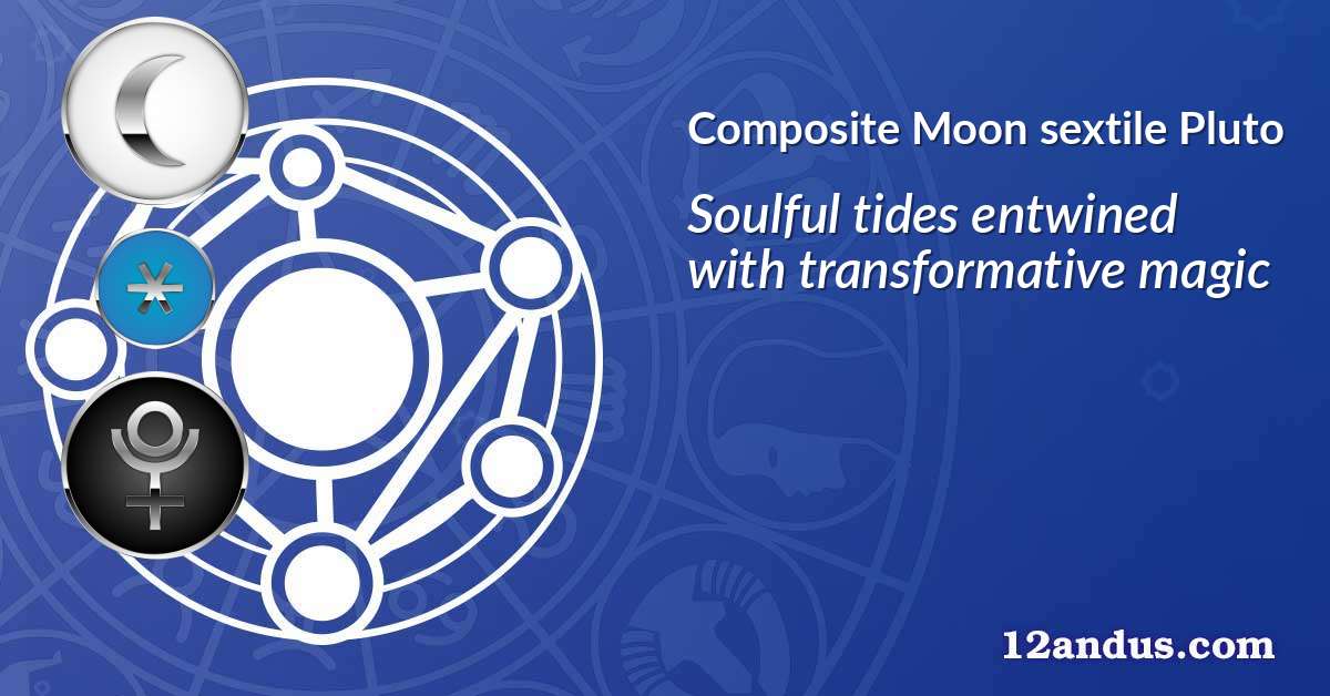 Moon sextile Pluto in the composite chart