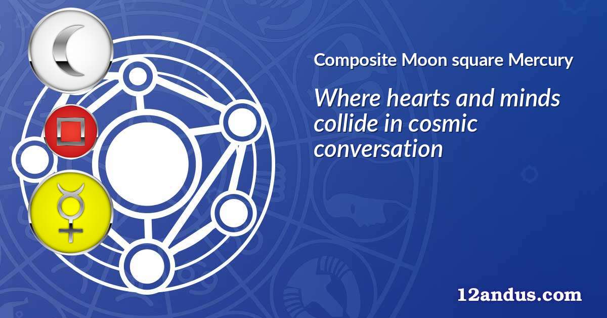 Moon square Mercury in the composite chart