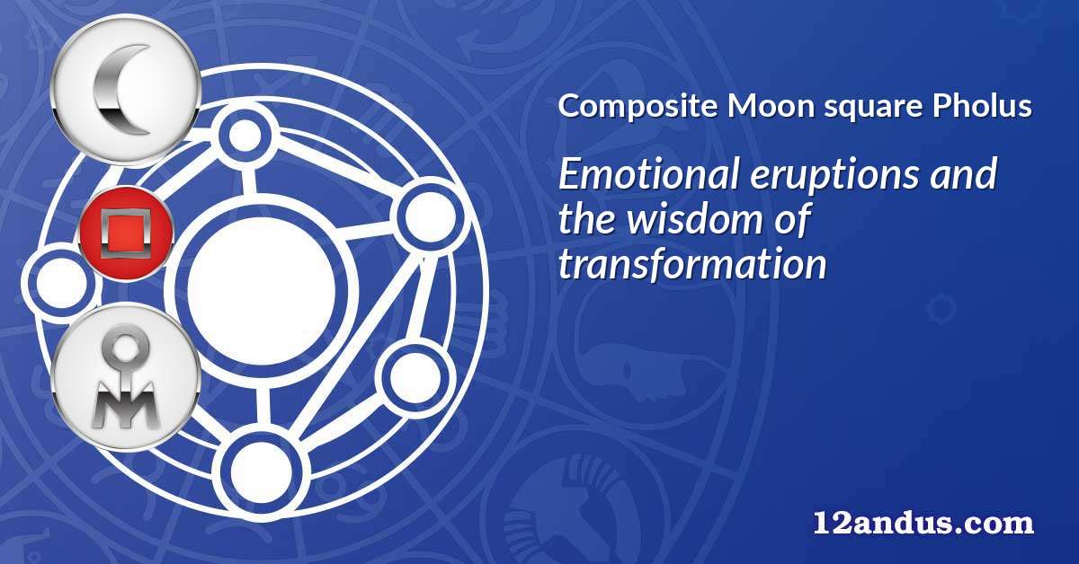Moon square Pholus in the composite chart