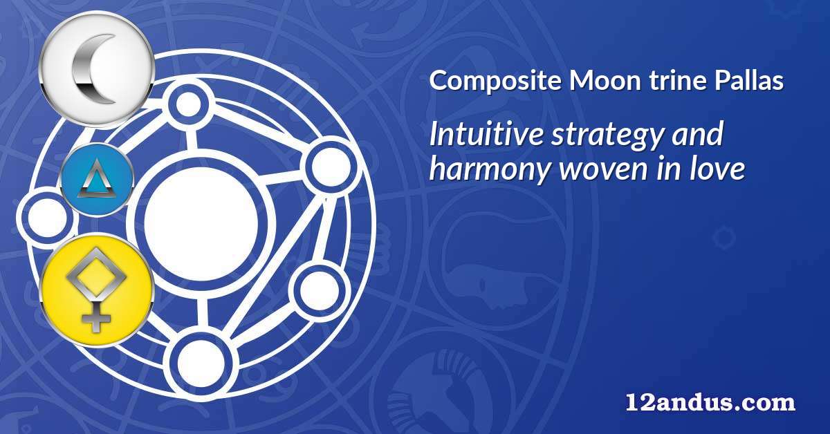 Moon trine Pallas in the composite chart