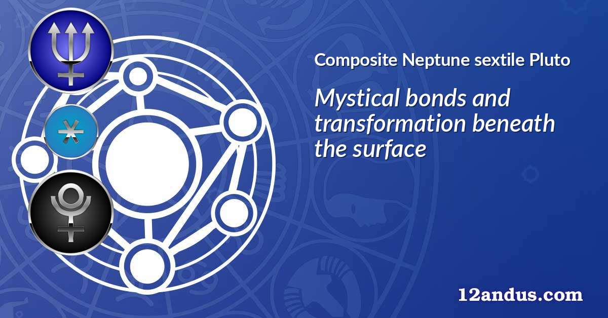 Neptune sextile Pluto in the composite chart