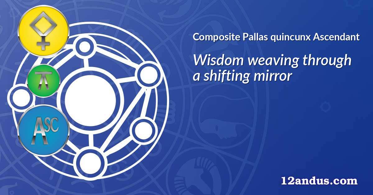 Pallas quincunx Ascendant in the composite chart