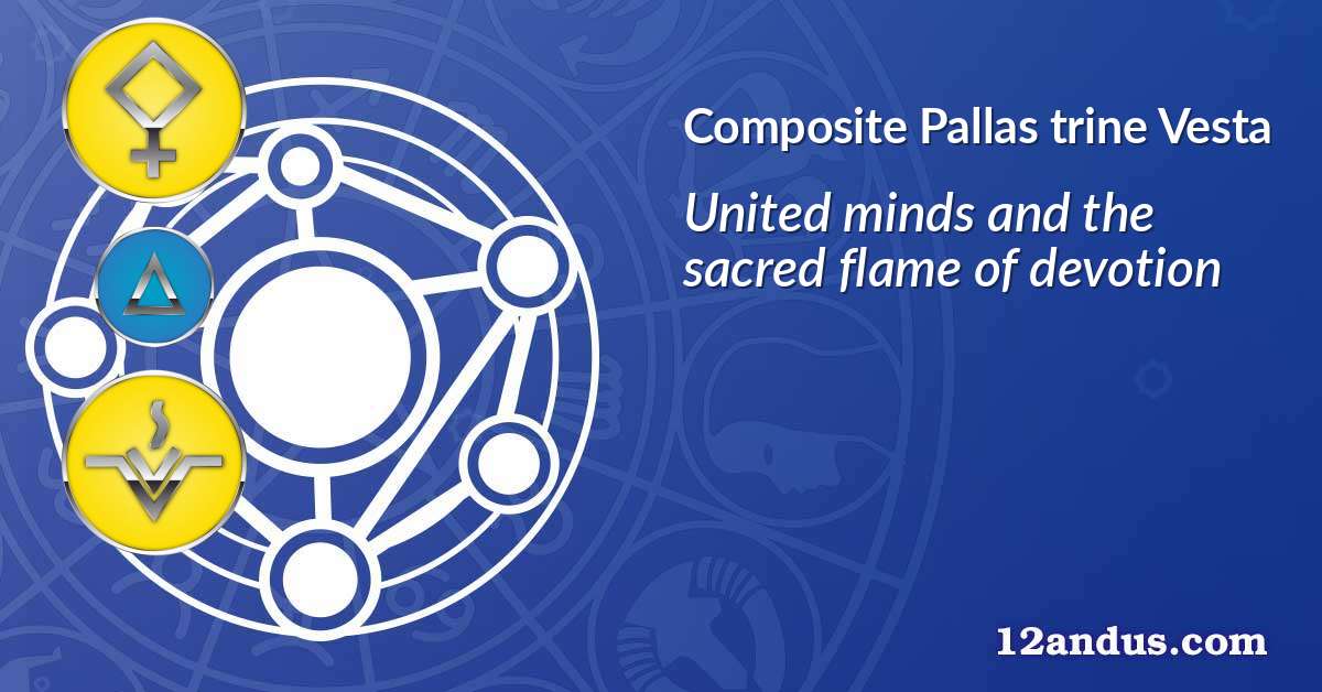 Pallas trine Vesta in the composite chart