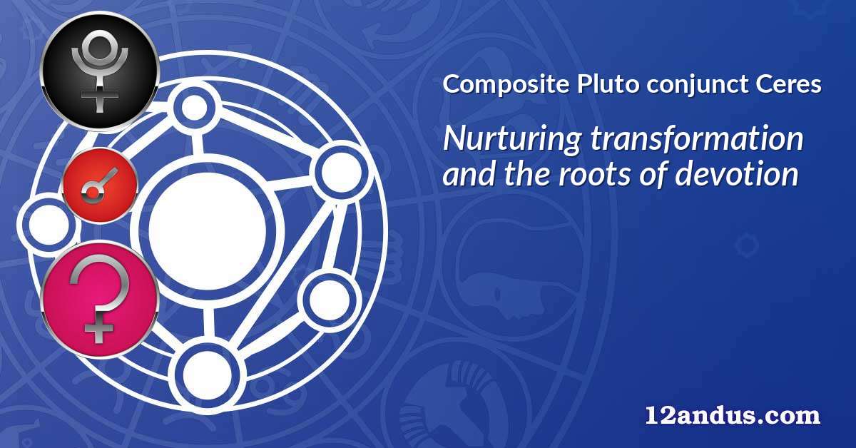 Pluto conjunct Ceres in the composite chart