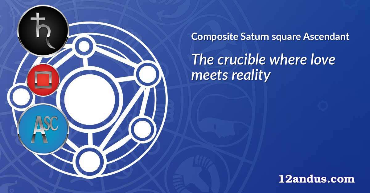 Saturn square Ascendant in the composite chart