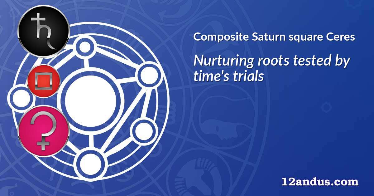Saturn square Ceres in the composite chart