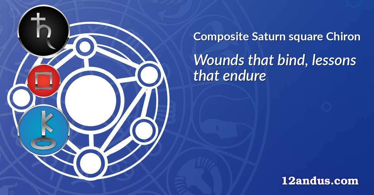 Saturn square Chiron in the composite chart