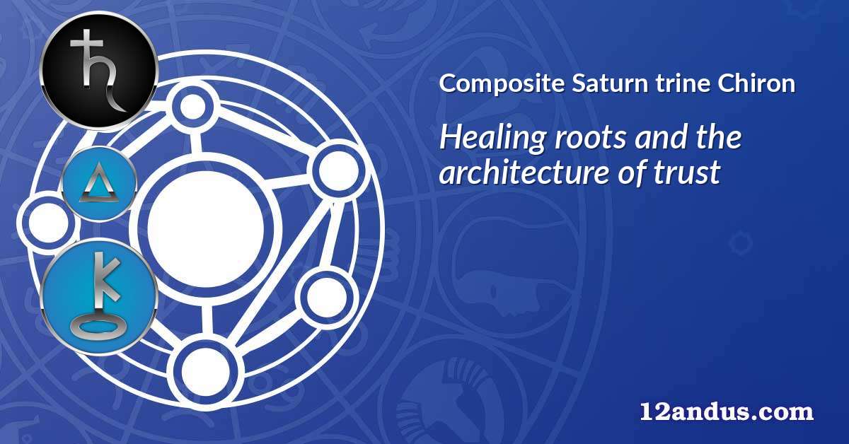 Saturn trine Chiron in the composite chart