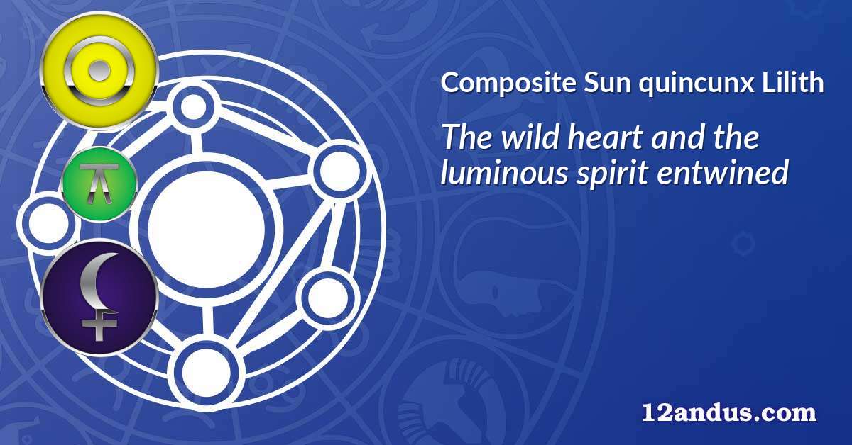 Sun quincunx Lilith in the composite chart