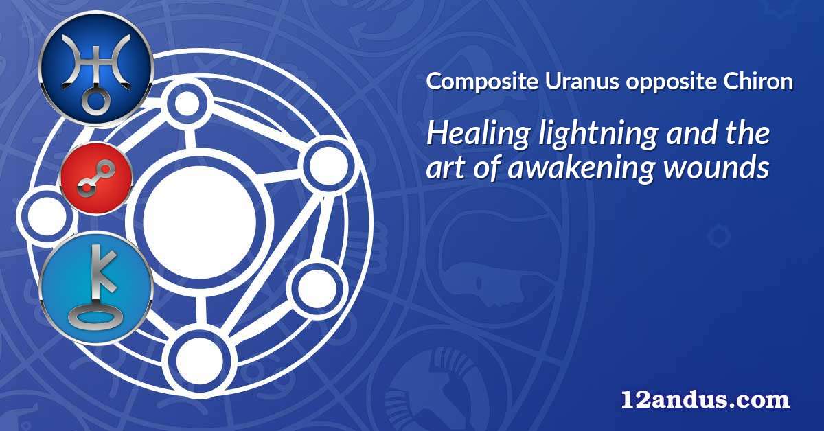 Uranus opposite Chiron in the composite chart