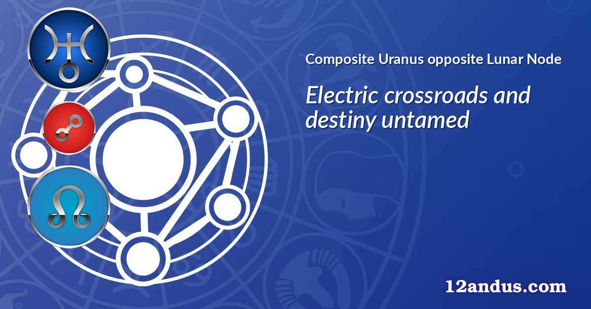 Uranus opposite Lunar Node in the composite chart