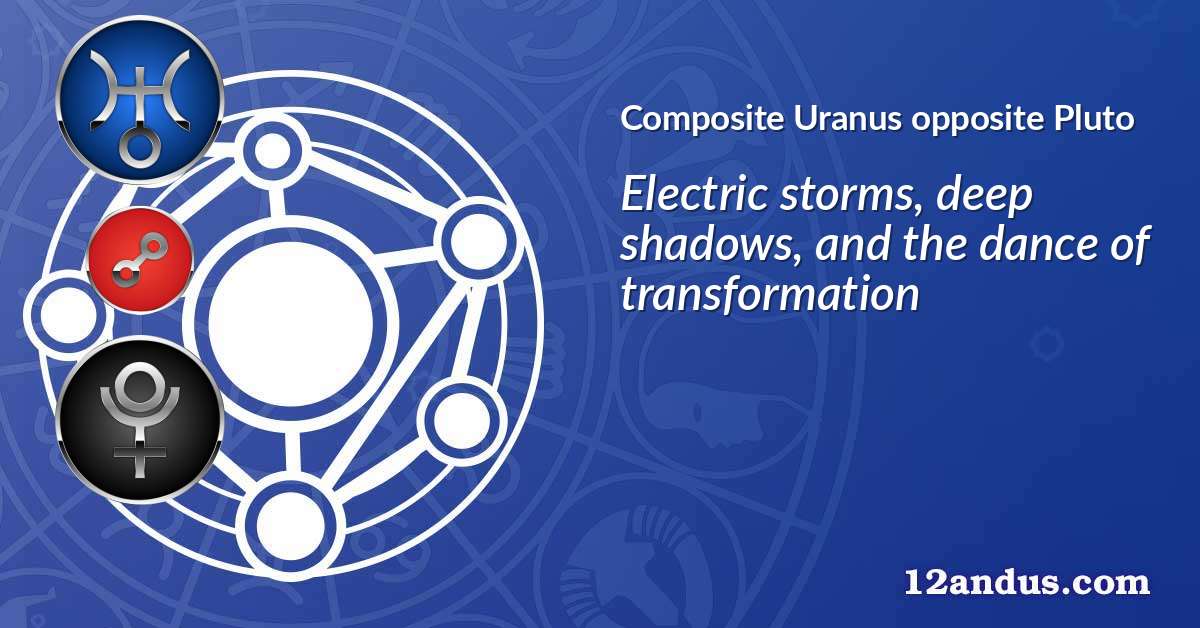 Uranus opposite Pluto in the composite chart