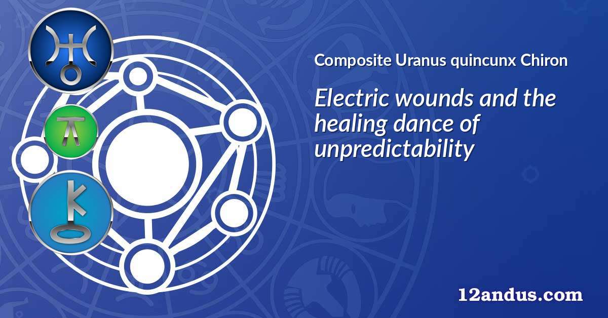 Uranus quincunx Chiron in the composite chart