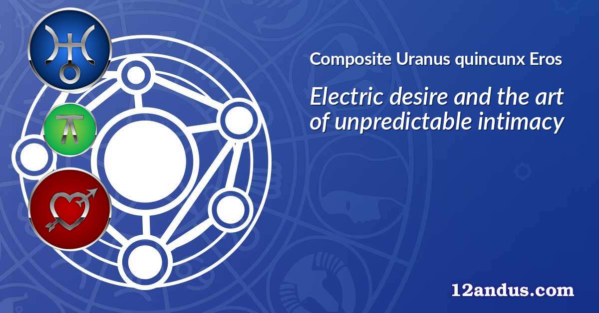 Uranus quincunx Eros in the composite chart