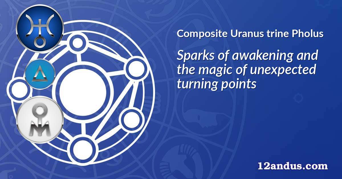 Uranus trine Pholus in the composite chart