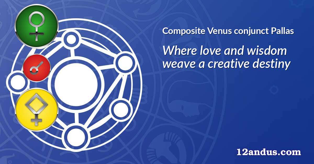 Venus conjunct Pallas in the composite chart
