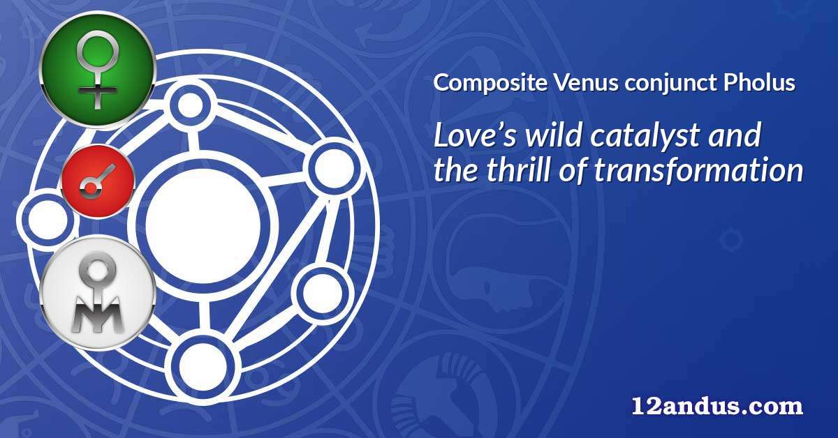 Venus conjunct Pholus in the composite chart