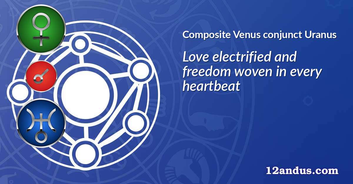 Venus conjunct Uranus in the composite chart