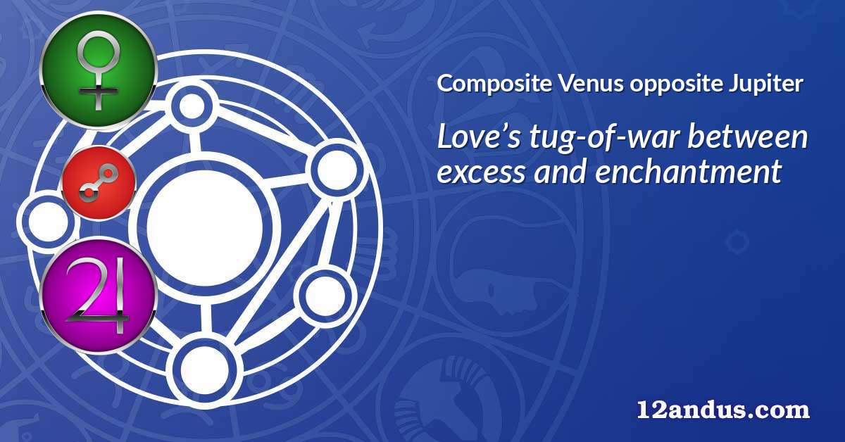 Venus opposite Jupiter in the composite chart