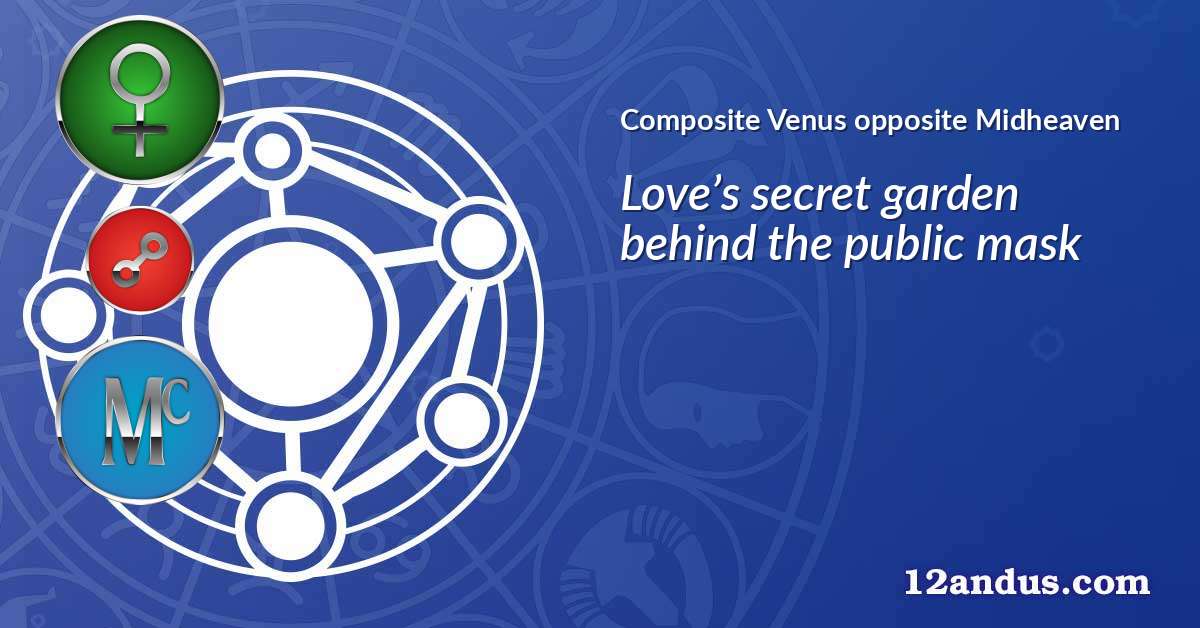Venus opposite Midheaven in the composite chart