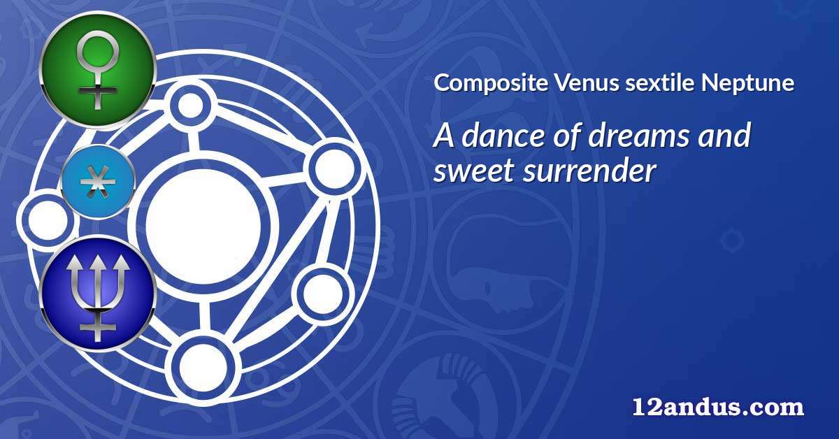 Venus sextile Neptune in the composite chart