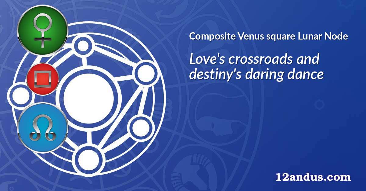 Venus square Lunar Node in the composite chart