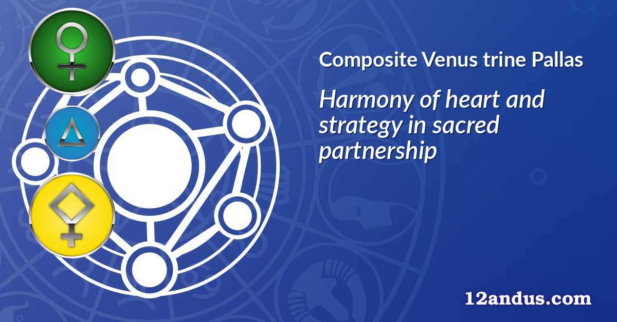 Venus trine Pallas in the composite chart