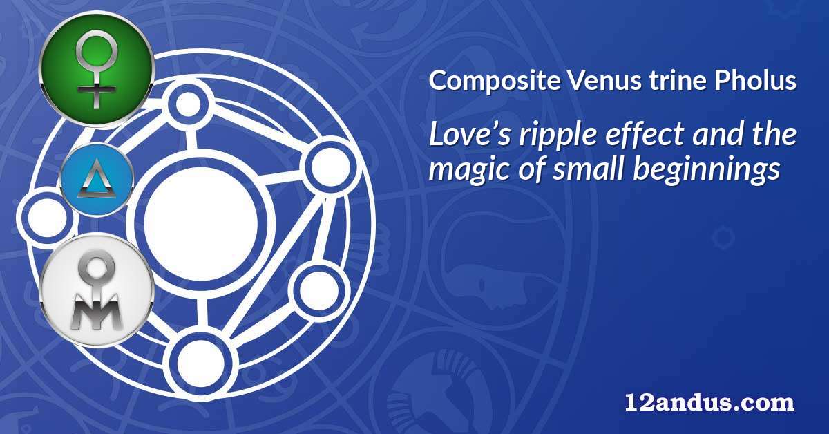Venus trine Pholus in the composite chart