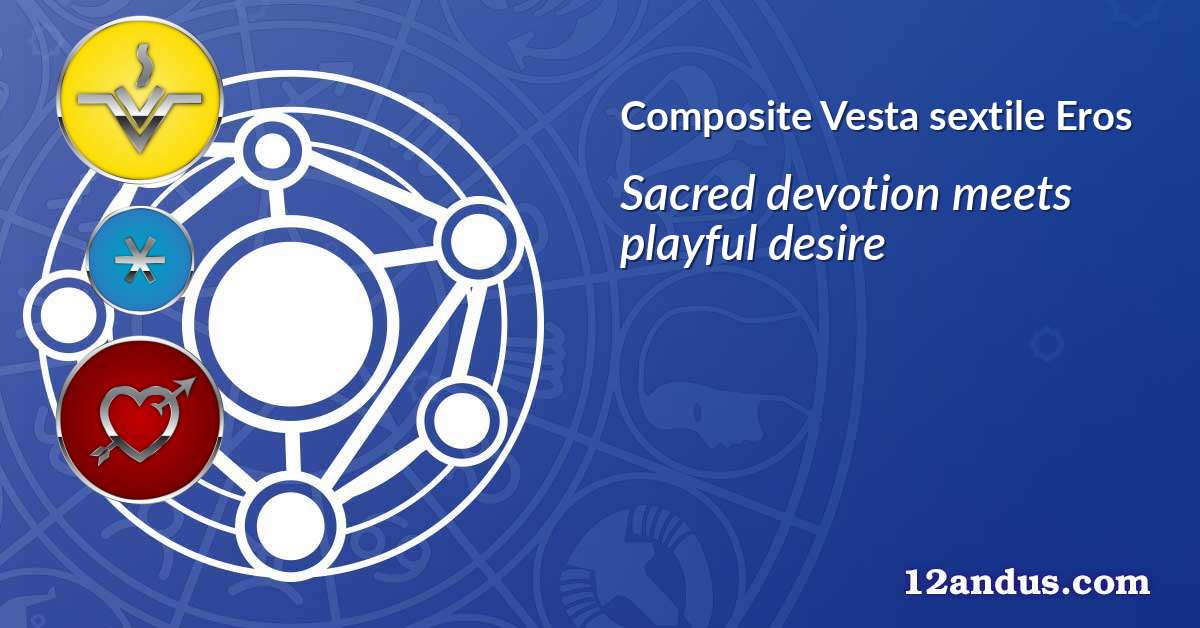 Vesta sextile Eros in the composite chart