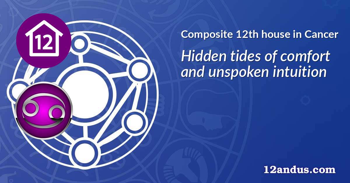 Composite 12th house in Cancer in the composite chart