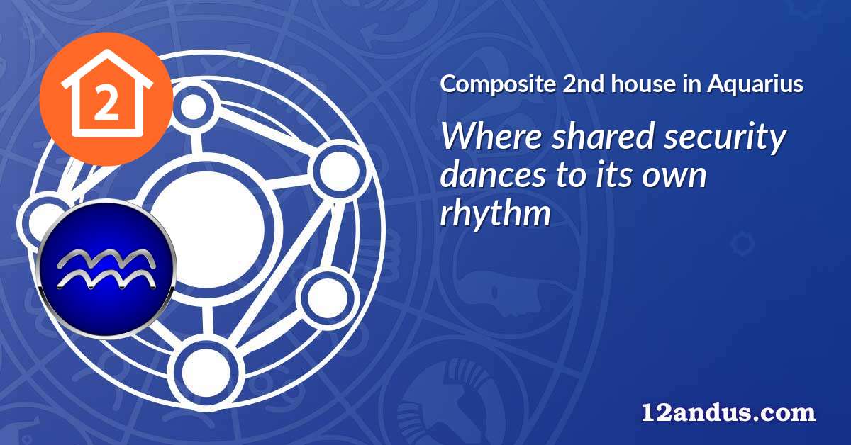 Composite 2nd house in Aquarius in the composite chart